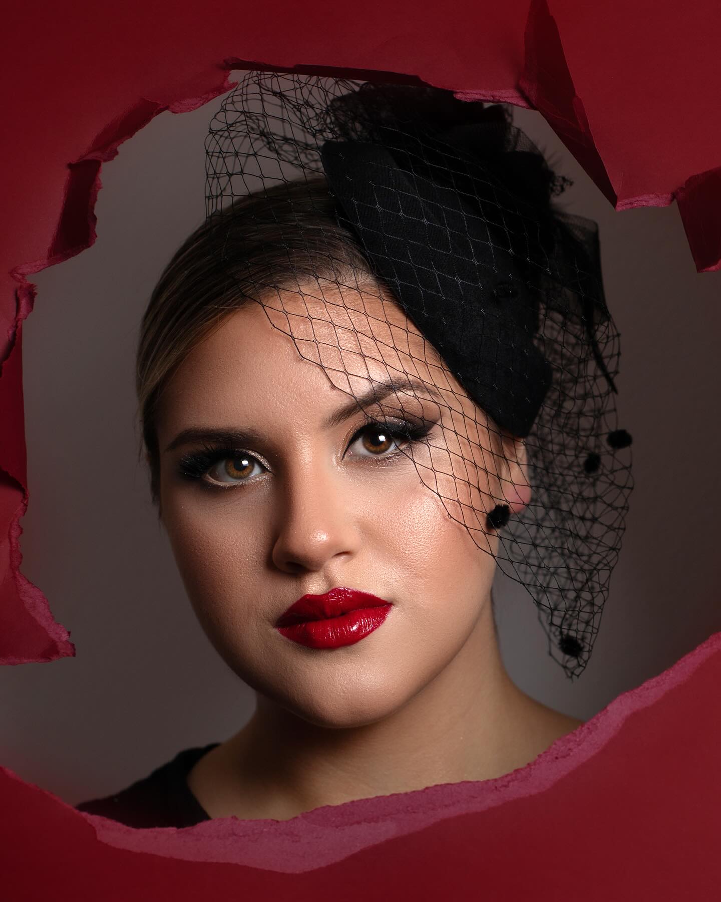 Editorial portret s velom
