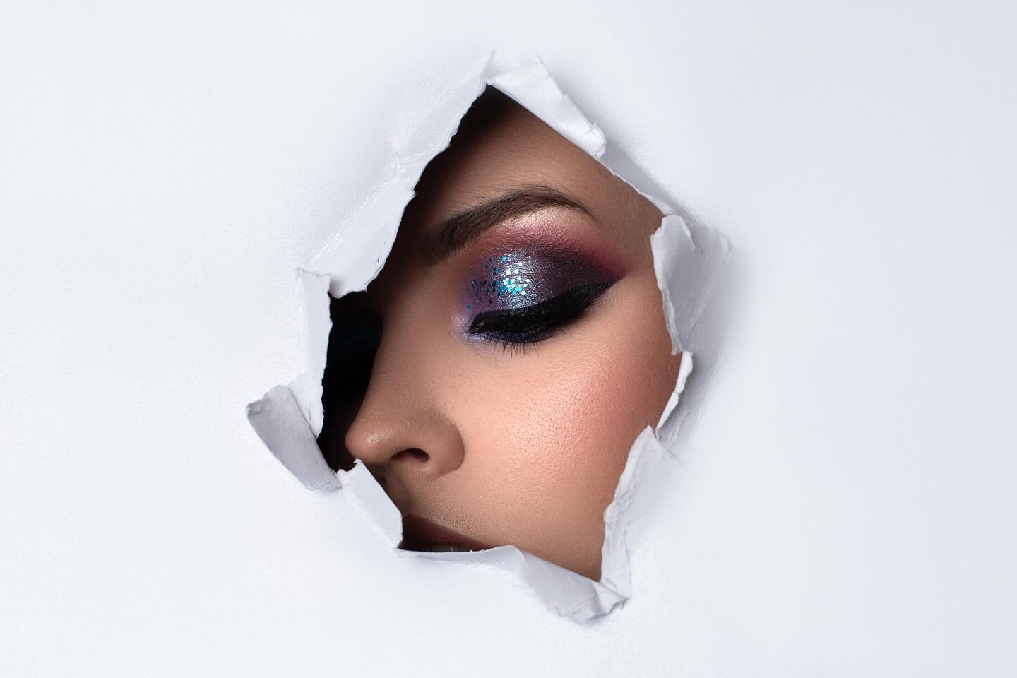 Glitter editorial oko