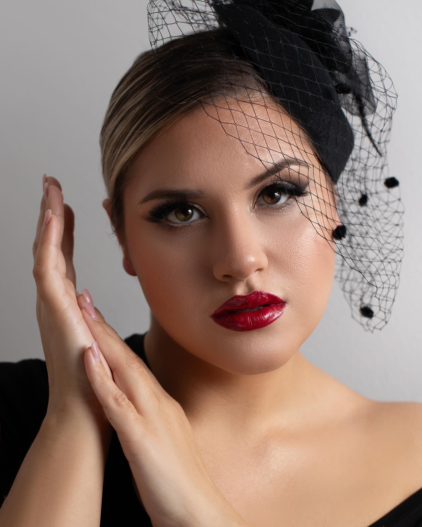 Vintage glam portret