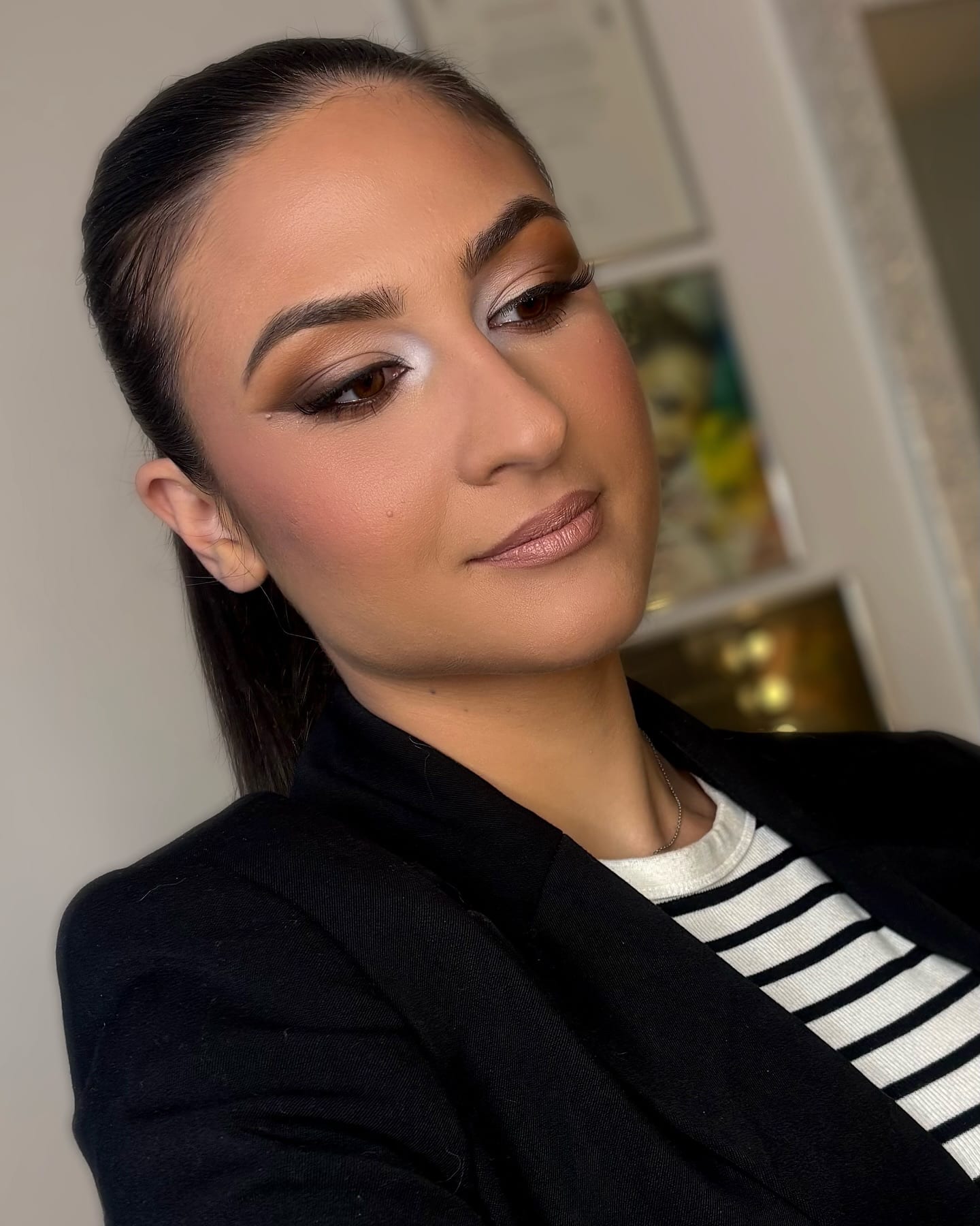 Bronzani glam look