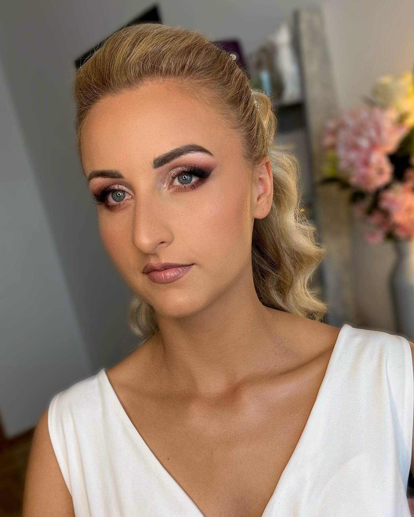 Bronzani glam look