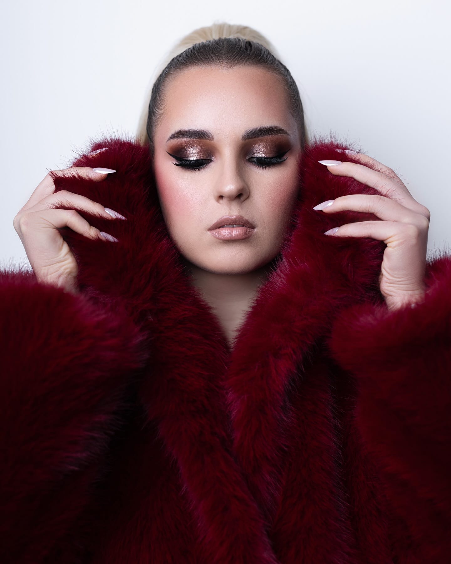 Glam smokey sa šljokicama