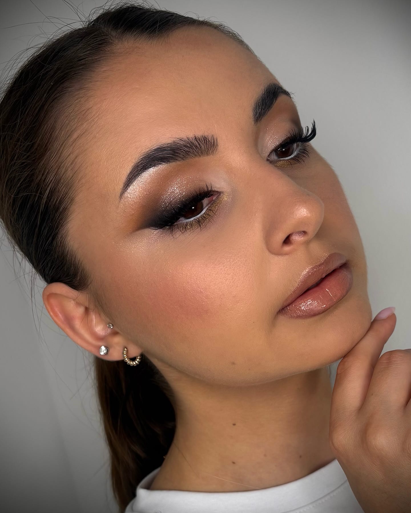 Smokey glam look