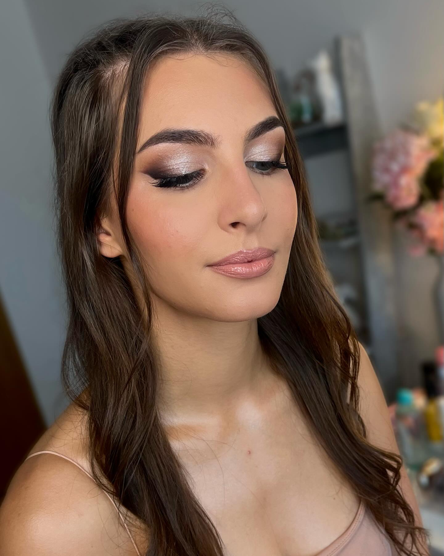 Srebrni smokey look